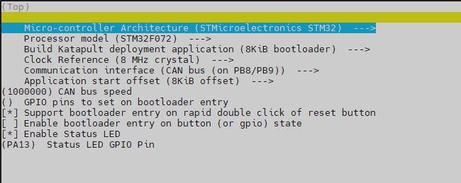 Katapult config